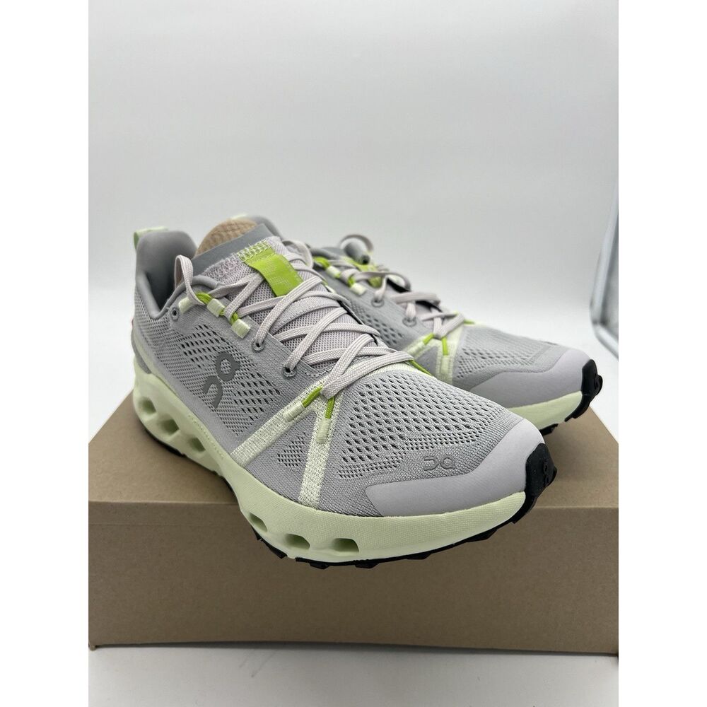 On Cloudsurfer Women's Size 8 Frost/Lima Trail Sh… - image 3